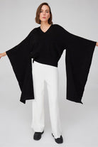 Peraluna-Viskon Karışım Egzotik Kadın Triko Kimono-Kimono-10-Milagron.com