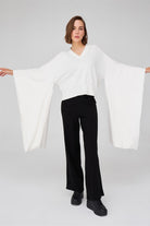 Peraluna-Viskon Karışım Egzotik Kadın Triko Kimono-Kimono-3-Milagron.com