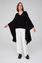 Peraluna-Viskon Karışım Egzotik Kadın Triko Kimono-Kimono-7-Milagron.com