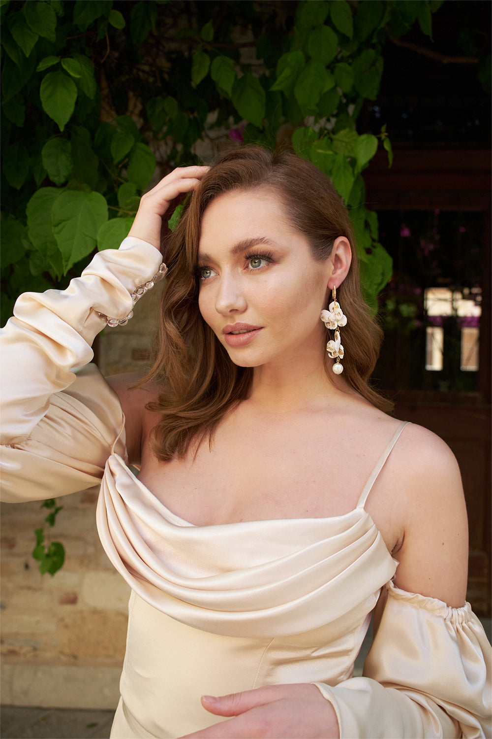 Petra Petrova-Şampanya İkili Takım After Party Elbise Aliss-Alt - Üst Takım-5-Milagron.com