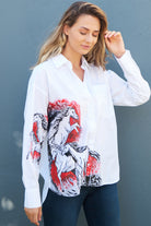 Petra Petrova-At Desenli El Çizimi Gömlek-Gömlek-2-Milagron.com