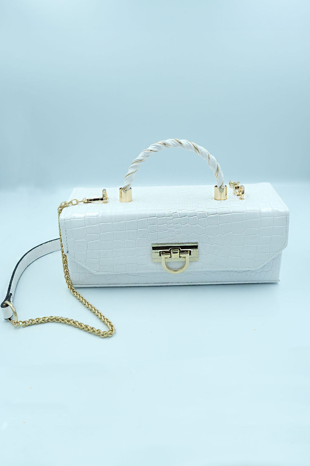 Petra Petrova-Beyaz Kutu Çanta-Çanta Aksesuarları-2-Milagron.com