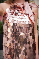 Petra Petrova-Bronz Payetli Elbise Alexis-Elbise-5-Milagron.com