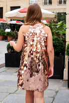 Petra Petrova-Bronz Payetli Elbise Alexis-Elbise-7-Milagron.com