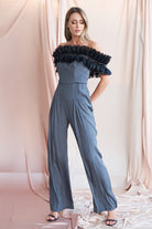 Petra Petrova-Gri Fırfırlı Tulum İvy-Tulum-1-Milagron.com