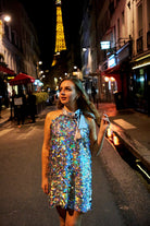 Petra Petrova-Gri Payetli Elbise Alexis-Elbise-10-Milagron.com