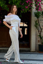 Petra Petrova-İvy Beyaz Fırfırlı Tulum-Tulum-3-Milagron.com