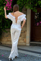 Petra Petrova-İvy Beyaz Fırfırlı Tulum-Tulum-5-Milagron.com