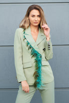 Petra Petrova-Mint Yeşili Otrişli Takım-Alt - Üst Takım-1-Milagron.com