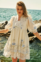 Petra Petrova-Mavi Çiçek Nakışlı Elbise Sindy-Elbise-4-Milagron.com