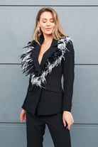Petra Petrova-Siyah Otriş Detaylı Takım Siyah Kuğu-Alt - Üst Takım-3-Milagron.com