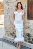 Petra Petrova-Saten Büstiyer Ve Otrişli Etek Takımı Vera 2-Elbise-1-Milagron.com