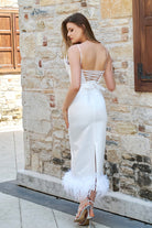 Petra Petrova-Saten Büstiyer Ve Otrişli Etek Takımı Vera 2-Elbise-6-Milagron.com