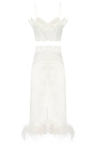 Petra Petrova-Saten Büstiyer Ve Otrişli Etek Takımı Vera 2-Elbise-7-Milagron.com