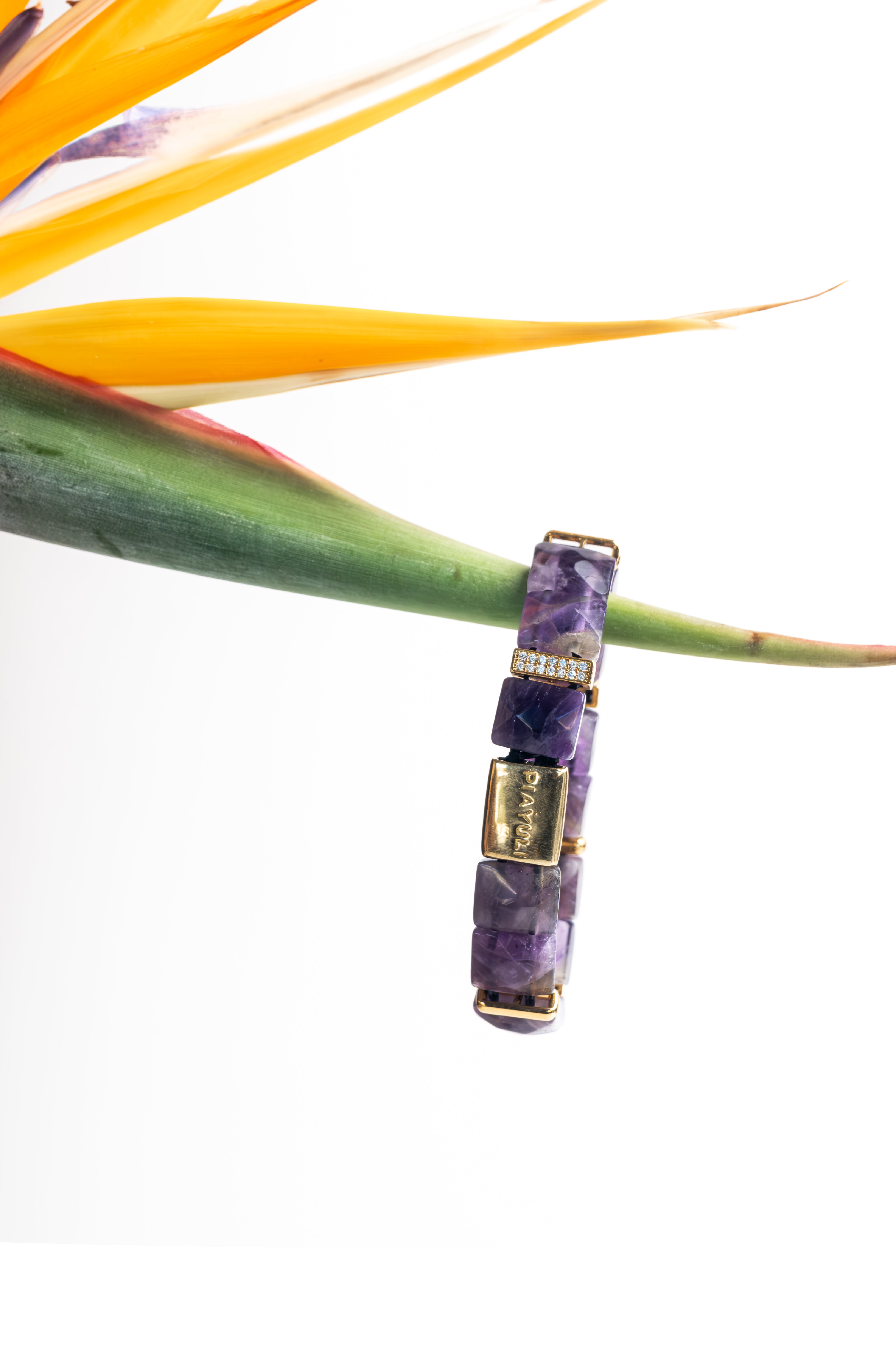 Pia Yuli-Ametist Doğal Taş | No Stress Bilekliği-2-Milagron.com