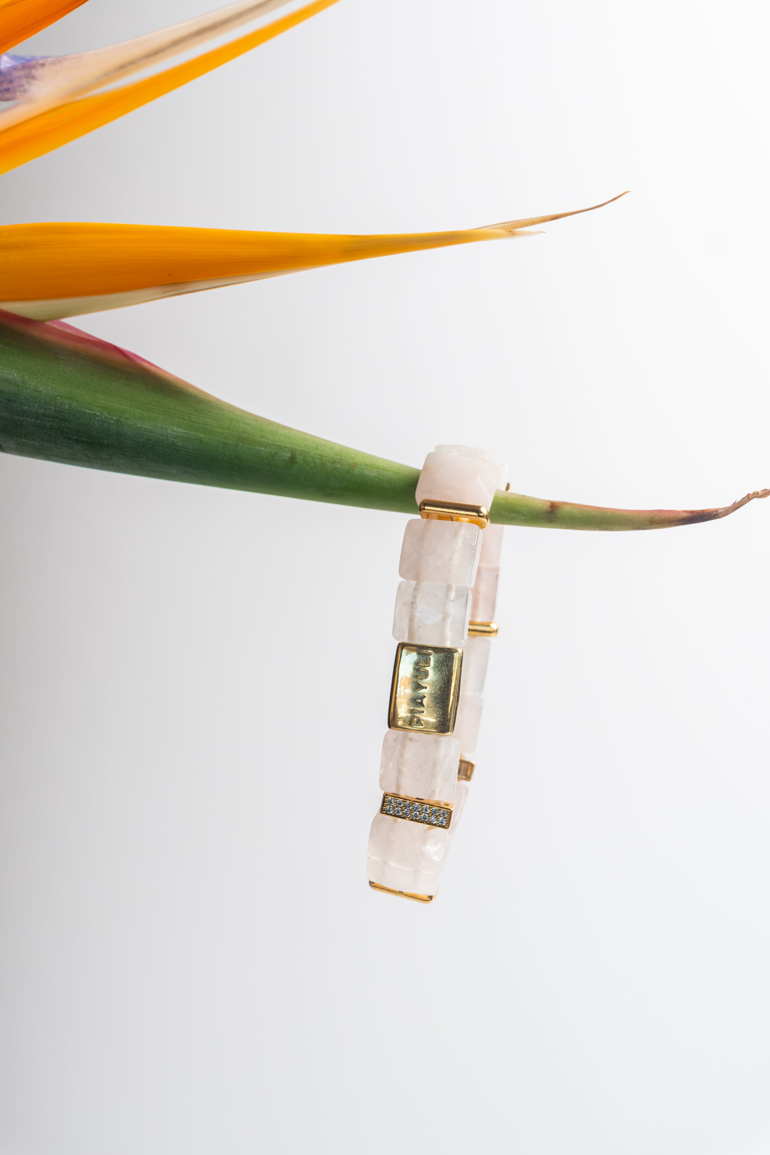 Pia Yuli-Pembe Kuvars Doğal Taş | Sevgi Bilekliği-Bileklik-2-Milagron.com