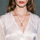 Pia Yuli-Pembe Kuvars Lover Mini Kolye-Kolye-4-Milagron.com