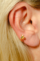 Pia Yuli-Red Cherry Piercing-Küpe-3-Milagron.com