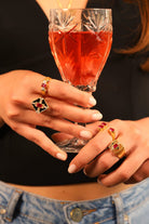 Pia&Co-Tiga Taşlı Mineli Kafes Yüzük-Yüzük-3-Milagron.com