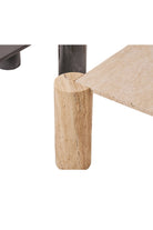 Pietra Collection-Rettangolo Traverten Orta Sehpa-Sehpa-3-Milagron.com