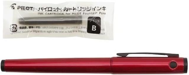 Pilot-Pilot Lightive Kırmızı Dolma Kalem M Uç-Dolma Kalem-3-Milagron.com