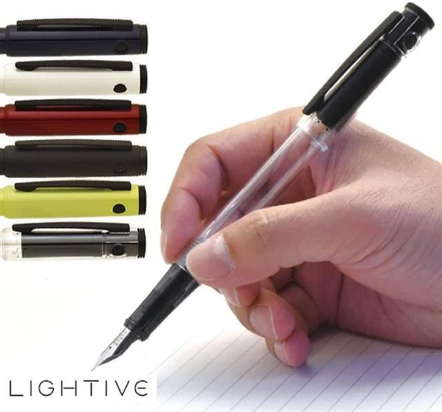 Pilot-Pilot Lightive Kırmızı Dolma Kalem M Uç-Dolma Kalem-5-Milagron.com