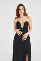 Pines-Akiko Black Dress-Elbise-1-Milagron.com