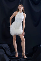 Pines-Aleksya White Dress-Elbise-10-Milagron.com