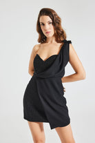 Pines-Astrid Black Dress-Elbise-1-Milagron.com