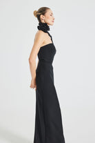 Pines-Caroline Black Dress-Elbise-2-Milagron.com
