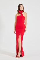 Pines-Caroline Red Dress-Elbise-2-Milagron.com