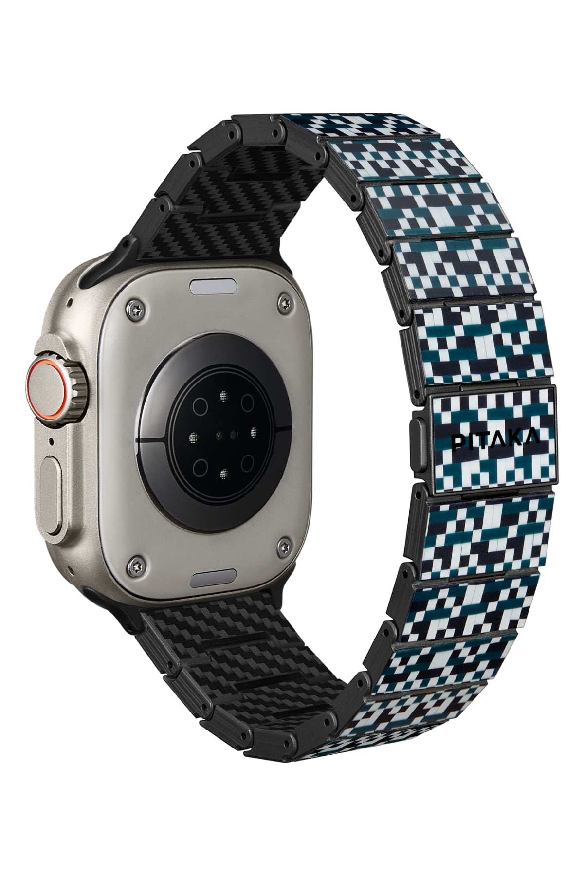 Apple Watch / Ultra Uyumlu Karbon Fiber Kordon Mosaic