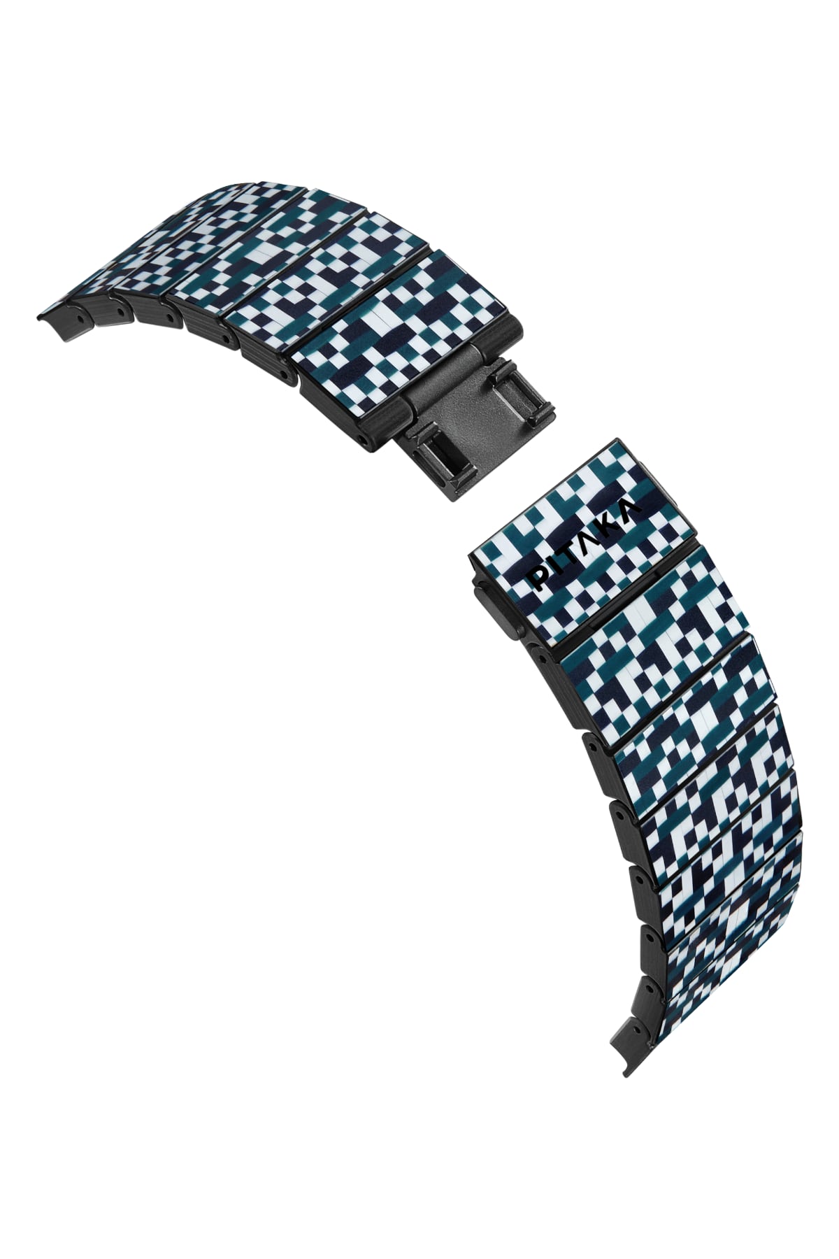 Apple Watch / Ultra Uyumlu Karbon Fiber Kordon Mosaic