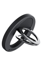 Aramid Fiber 600D Magez Grip 3 Magsafe Magnetik Ring Stand Telefon Tutucu Siyah