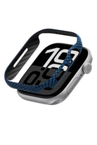 Aramid Fiber 600D Apple Watch Uyumlu Kasa Koruyucu Mavi