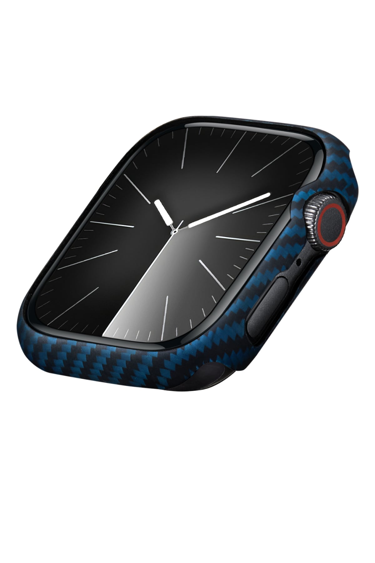 Aramid Fiber 600D Apple Watch Uyumlu Kasa Koruyucu Mavi