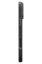 Classic Military-Grade Iphone 16 Pro Magsafe Uyumlu Aramid Fiber Kılıf Siyah
