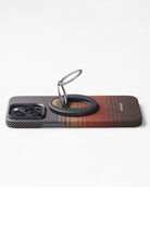 Aramid Fiber Magez Grip 3 Magsafe Magnetik Ring Stand Telefon Tutucu Sunset