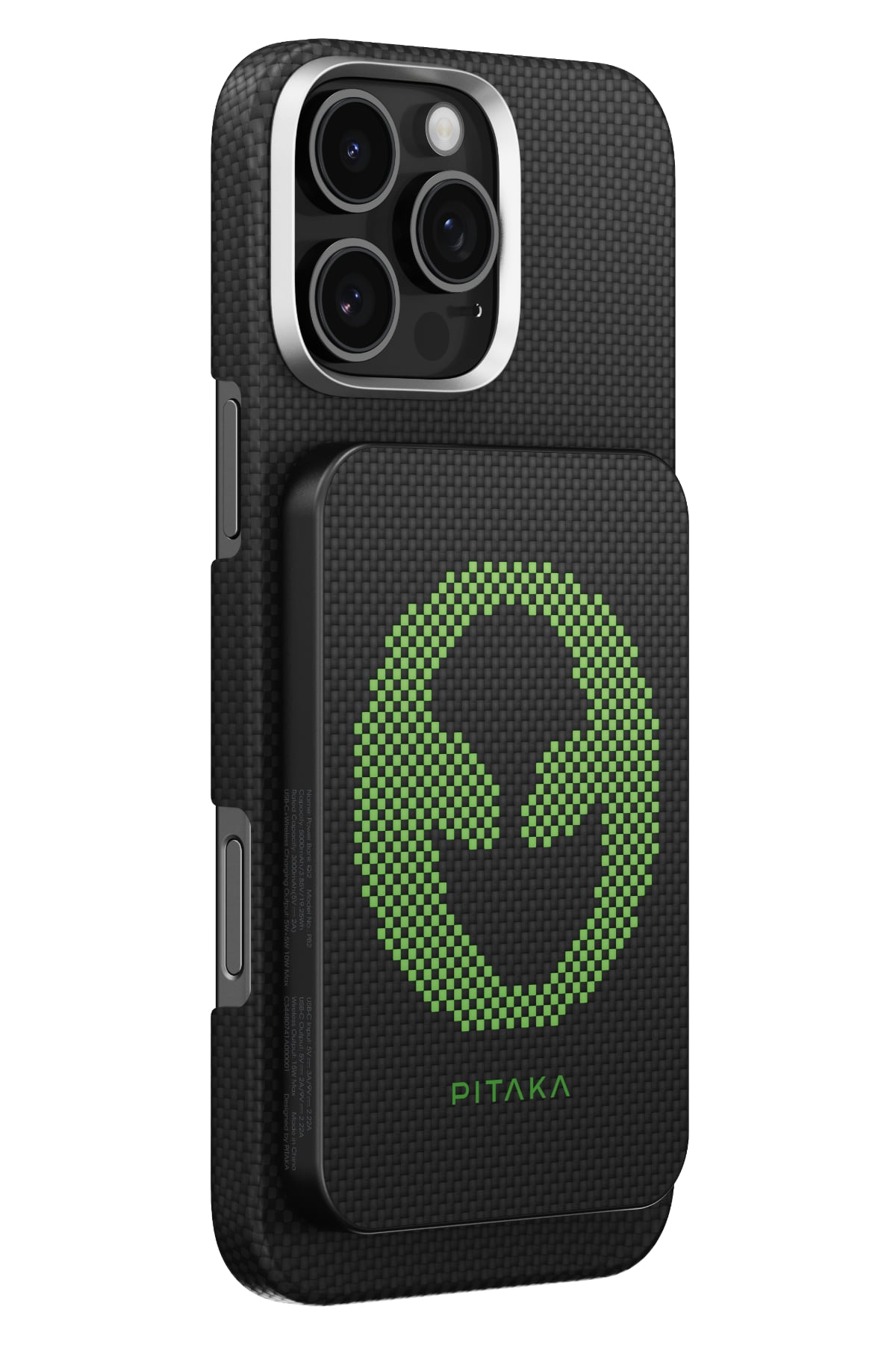 Aramid Fiber Magsafe Uyumlu Manyetik Powerbank Alien