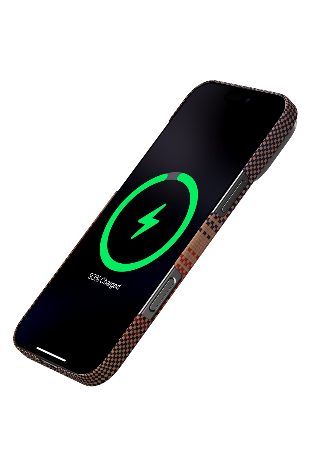 Aramid Fiber Magsafe Uyumlu Manyetik Powerbank Sunset