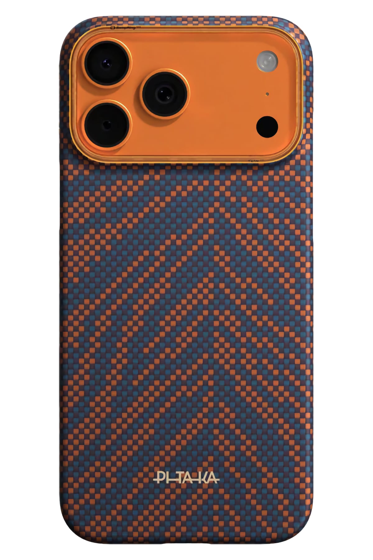 Breath Of Veins Iphone 17 Pro Max Aramid Fiber Karbon Magsafe Kılıf Burning Orange