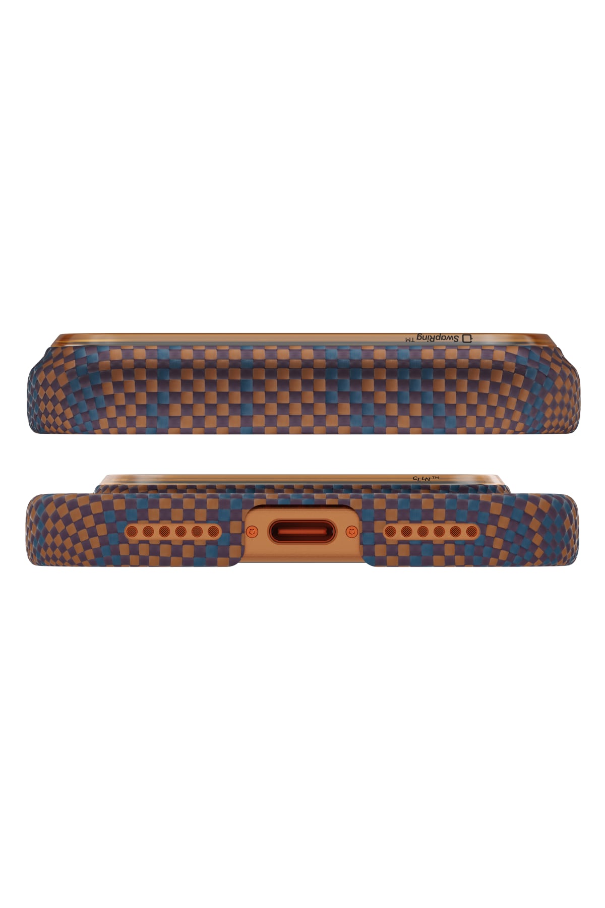Breath Of Veins Iphone 17 Pro Max Aramid Fiber Karbon Magsafe Kılıf Burning Orange