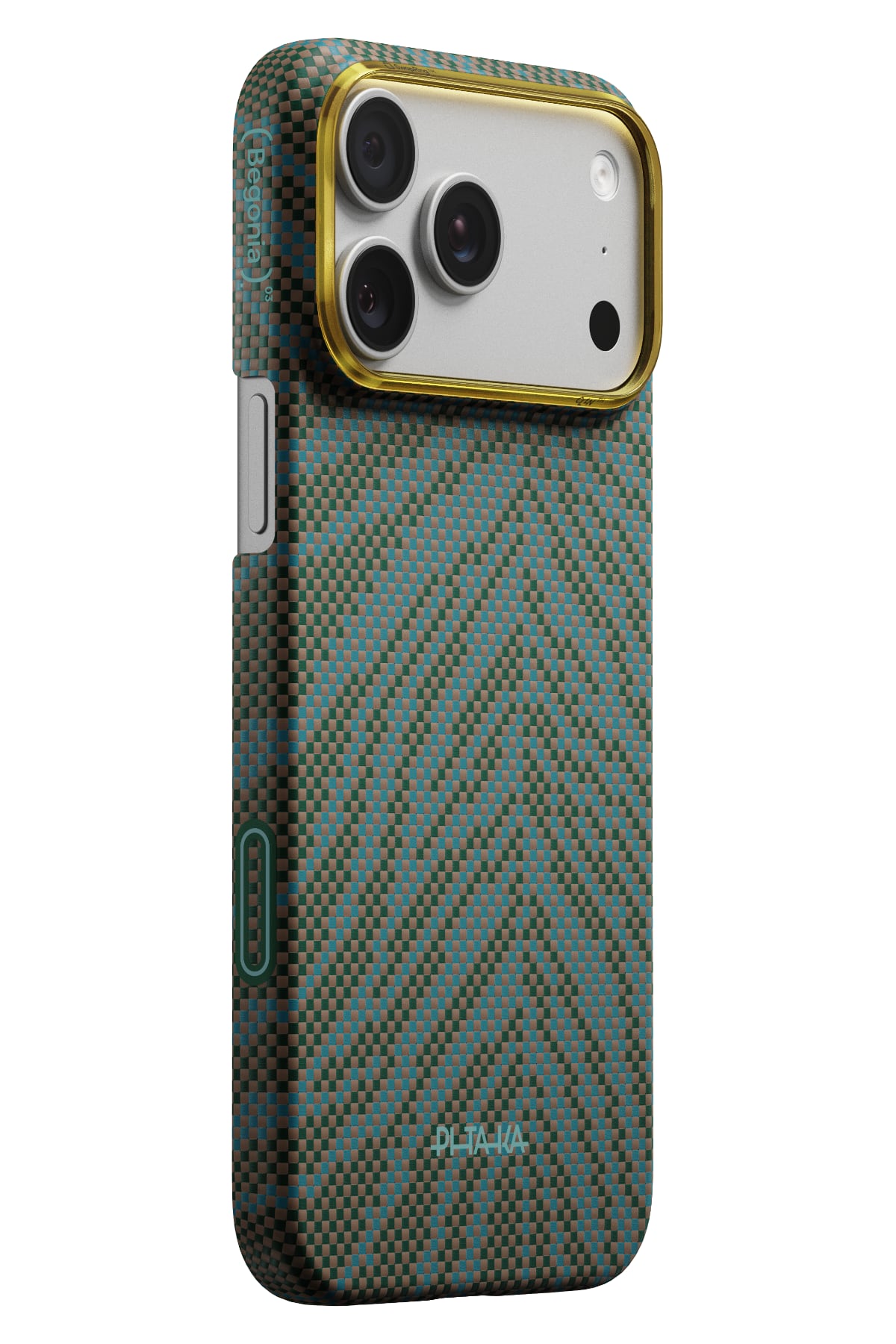 Breath Of Veins Iphone 17 Pro Max Aramid Fiber Karbon Magsafe Kılıf Dive Green