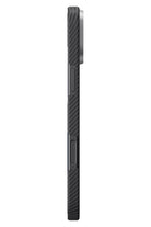 Classic Ultra Slim Iphone 16 Magsafe Uyumlu Aramid Fiber Kılıf Siyah