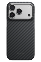 Edge 600D Iphone 18 Pro Magsafe Uyumlu Kılıf Black Gray