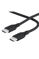 Flex Braided Örgü Type-C To Type-C 60W Pd Hızlı Data Ve Şarj Kablosu 1.2M Siyah