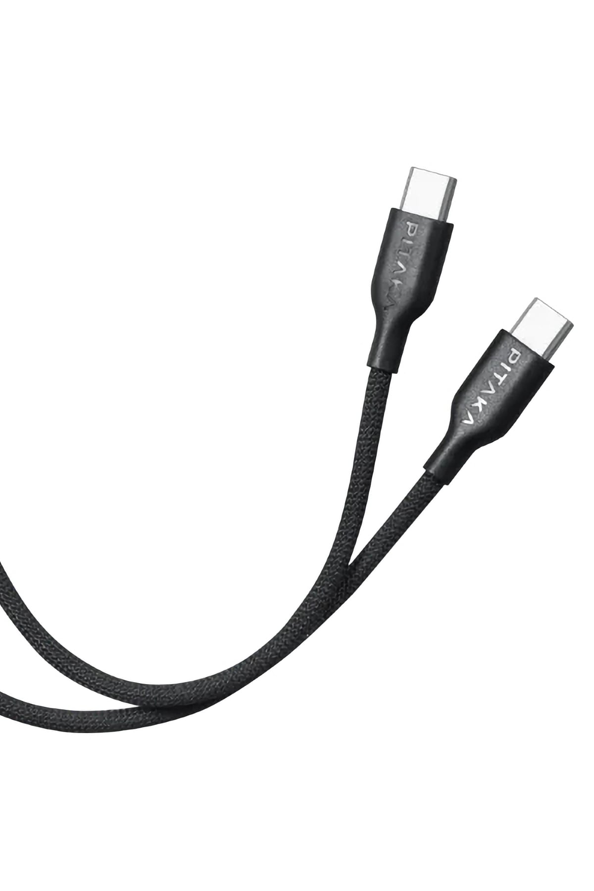 Flex Braided Örgü Type-C To Type-C 60W Pd Hızlı Data Ve Şarj Kablosu 1.2M Siyah