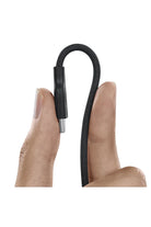 Flex Braided Örgü Type-C To Type-C 60W Pd Hızlı Data Ve Şarj Kablosu 1.2M Siyah
