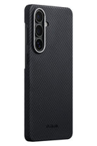Galaxy S26 Plus Edge Black Grey Twill Aaron Kılıf