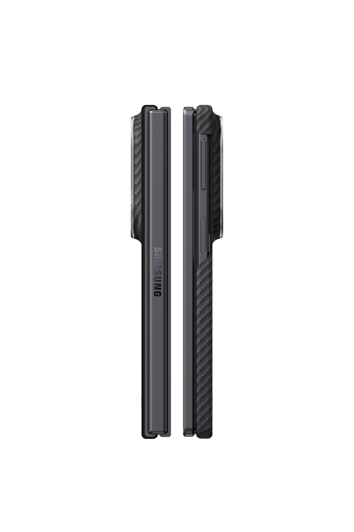 Galaxy Z Fold8 Siyah Gri 600D Aramid Fiber Kılıf | Magsafe Uyumlu Ultra İNce